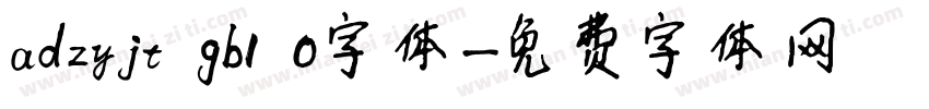 adzyjt gb1 0字体字体转换